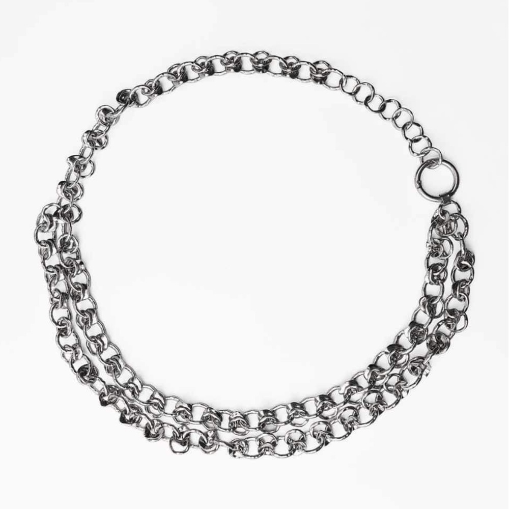 NWT Zara Woman Accessories HEWN LINK BELT Size 32